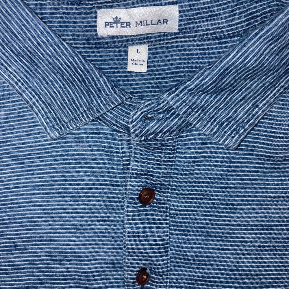 Peter Millar Solid Stretch Jersey Long Sleeve Pol… - image 5